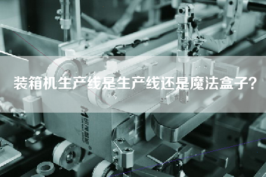 装箱机生产线是生产线还是魔法盒子? 装箱机生产线是生产线还是魔法盒子?