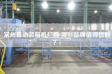 常州自动装箱机厂商(哪些品牌值得信赖?) 常州自动装箱机厂商(哪些品牌值得信赖?)