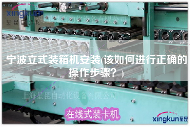 宁波立式装箱机安装(该如何进行正确的操作步骤?) 宁波立式装箱机安装(该如何进行正确的操作步骤?)